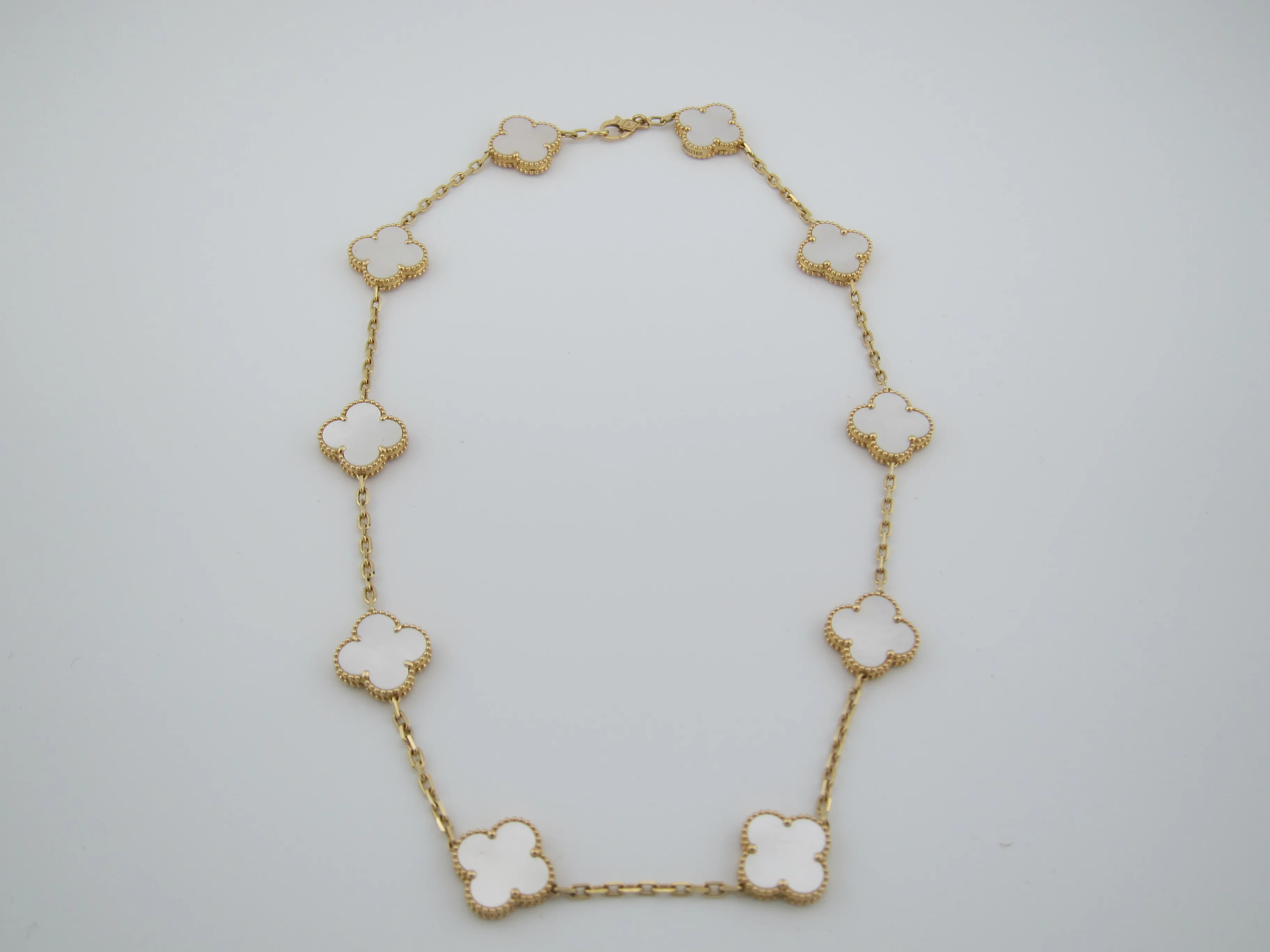 VINTAGE ALHAMBRA NECKLACE 10 MOTIFS