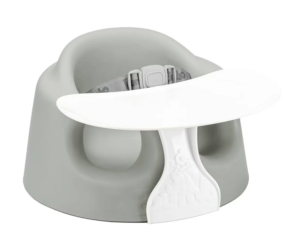 Bumbo with Tray-Gray