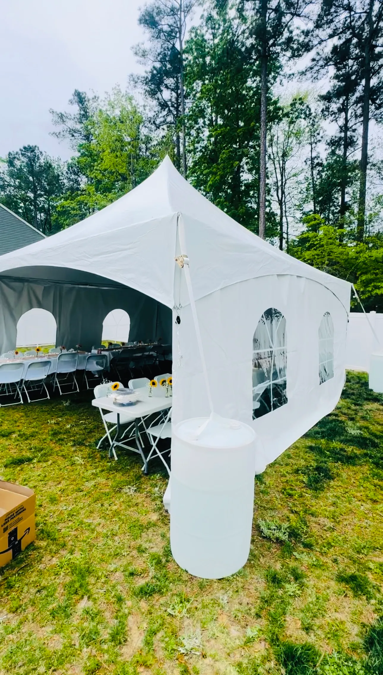 Sidewalls (3 as shown in photo)