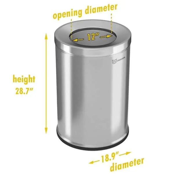 Circle Closed Top Bins