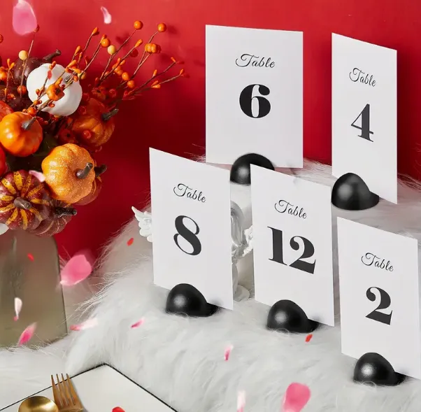 Round Table Number Stands & Cards (1-20)