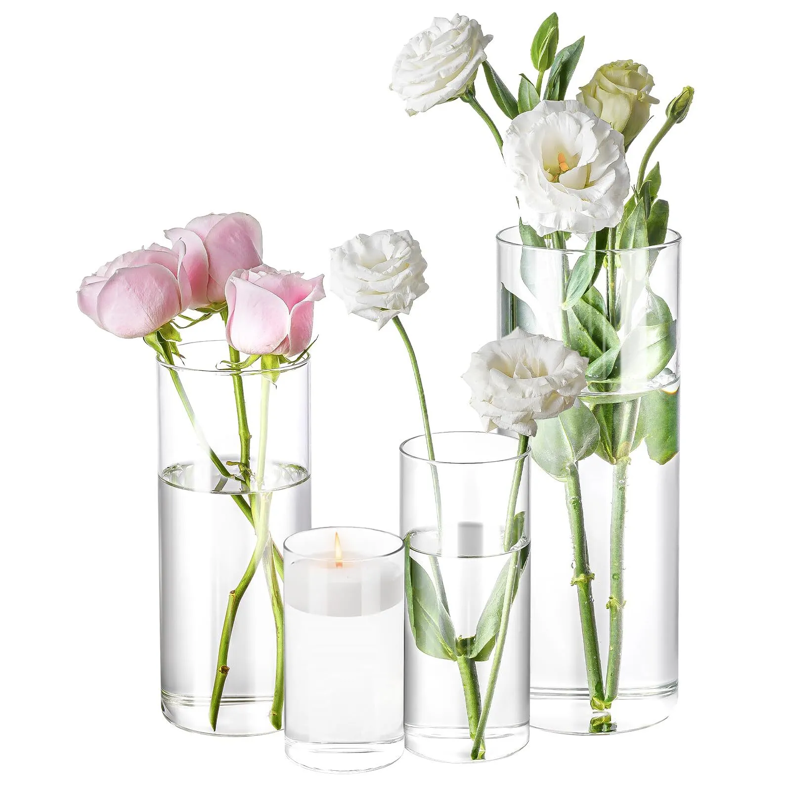 Hurricane Vase/Tall Cylinder Vases 