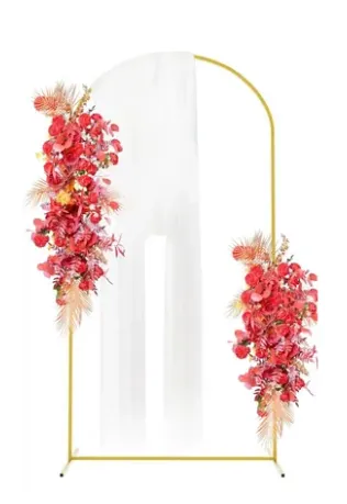 Gold Arch Backdrop Stand/Wedding Welcome Sign Holder