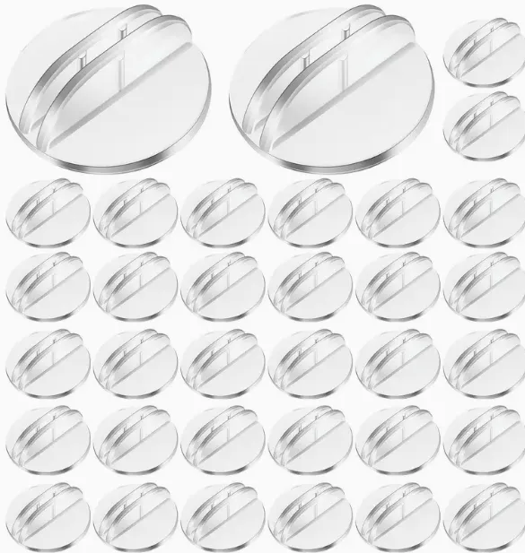 Card Stands Translucent Plastic