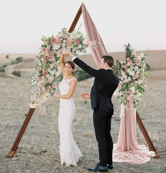 The Triangle Arch /Triangle Wood Arbor/Pointed Arbor