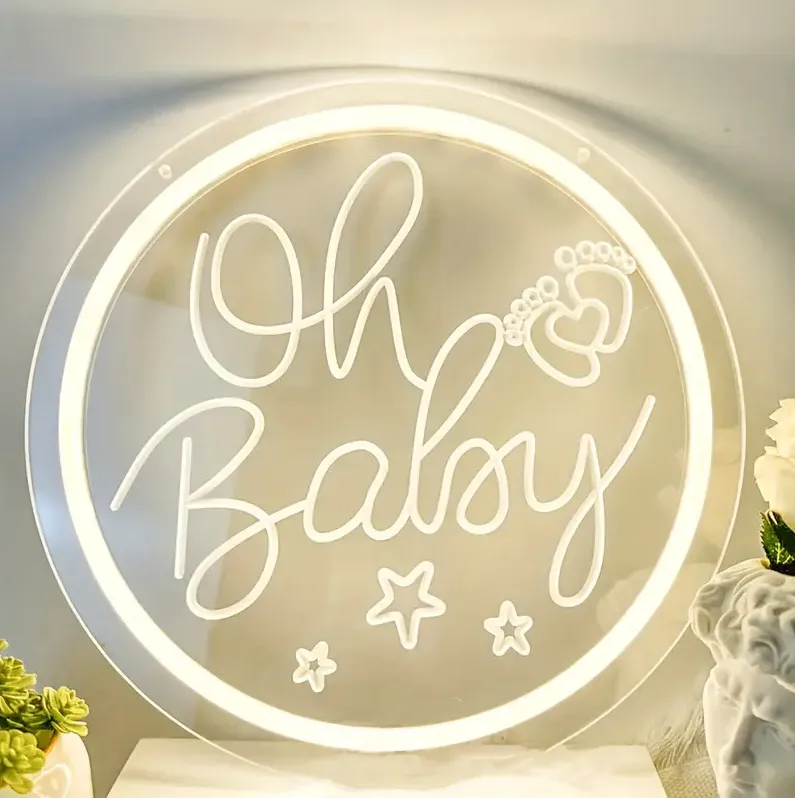"Oh Baby" Neon Sign