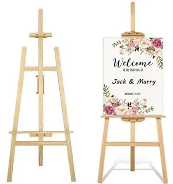 Wooden Easel  Stand (Holds 48")