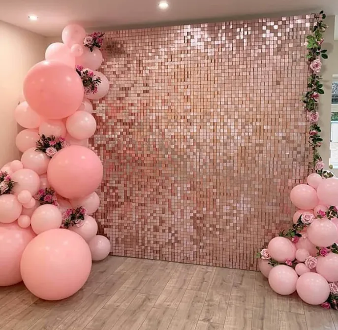 SEQUIN SHIMMER BACKDROP WALL 