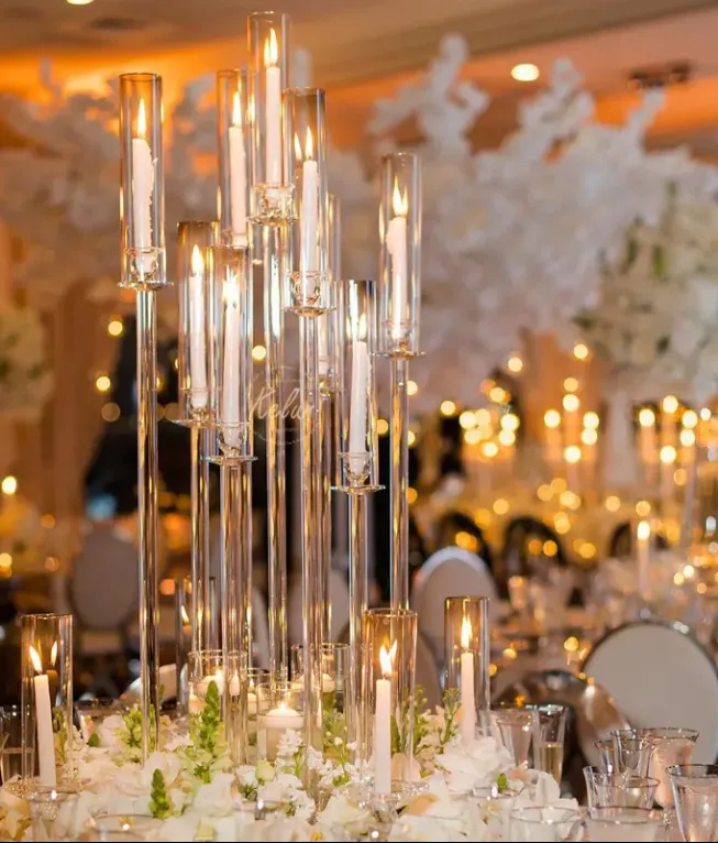 Crystal Candelabra - 8 Arm