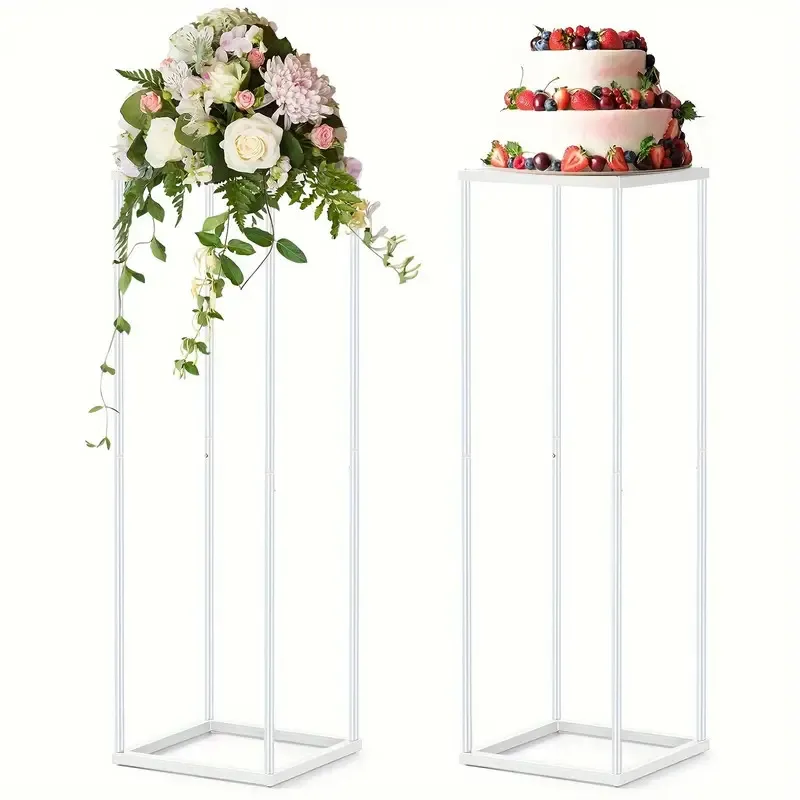 2pcs Elegant Mesh Plate Centerpieces/Cake Stand