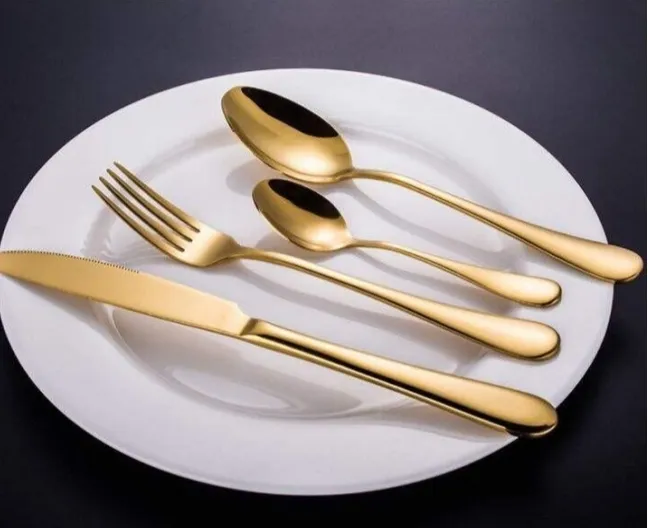 Gold Flatware