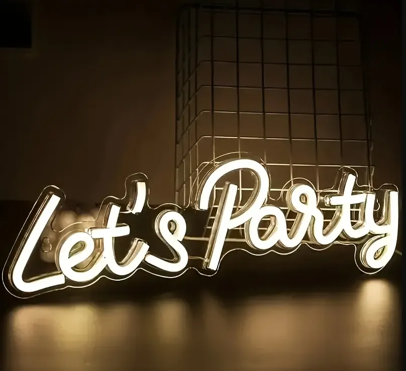 “Let’s Party” Neon Sign