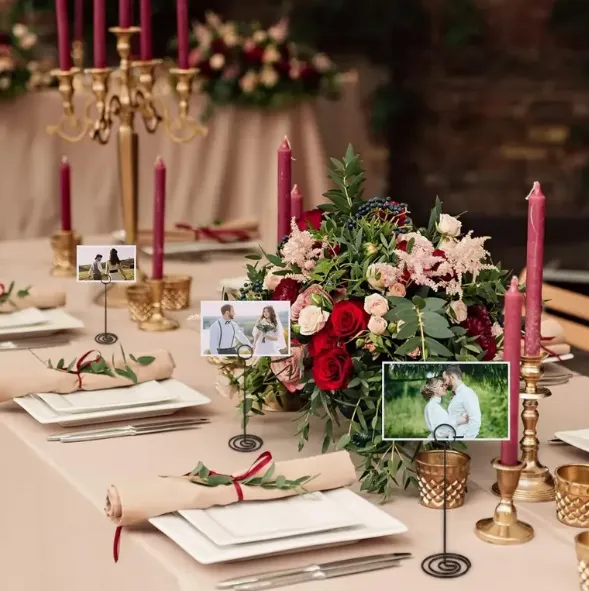 Photo Holder /Table Number Holder with Base (24pcs)