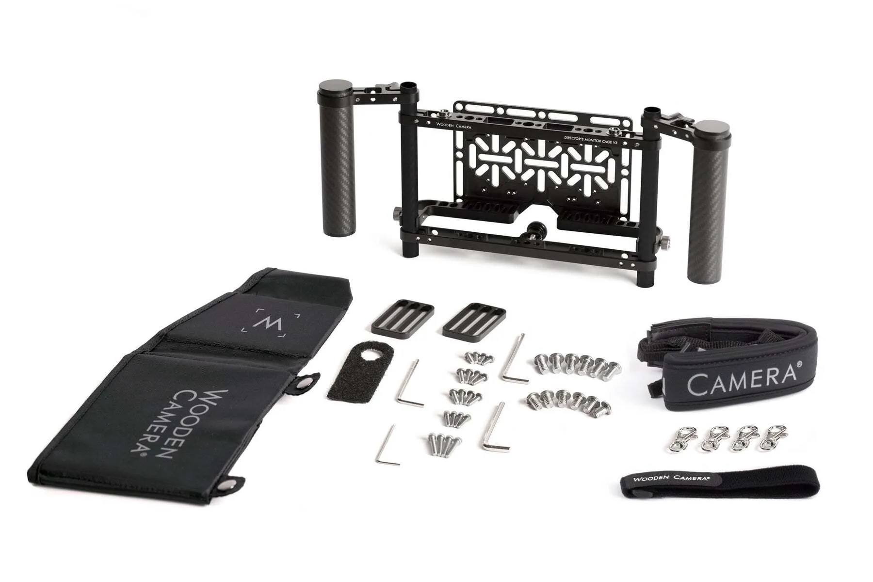 Wooden Camera Director's Monitor Cage mit V-Mount-Plate (V3)