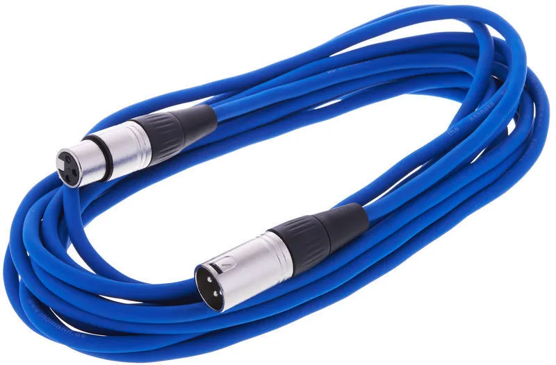 XLR Kabel (6m, blau)