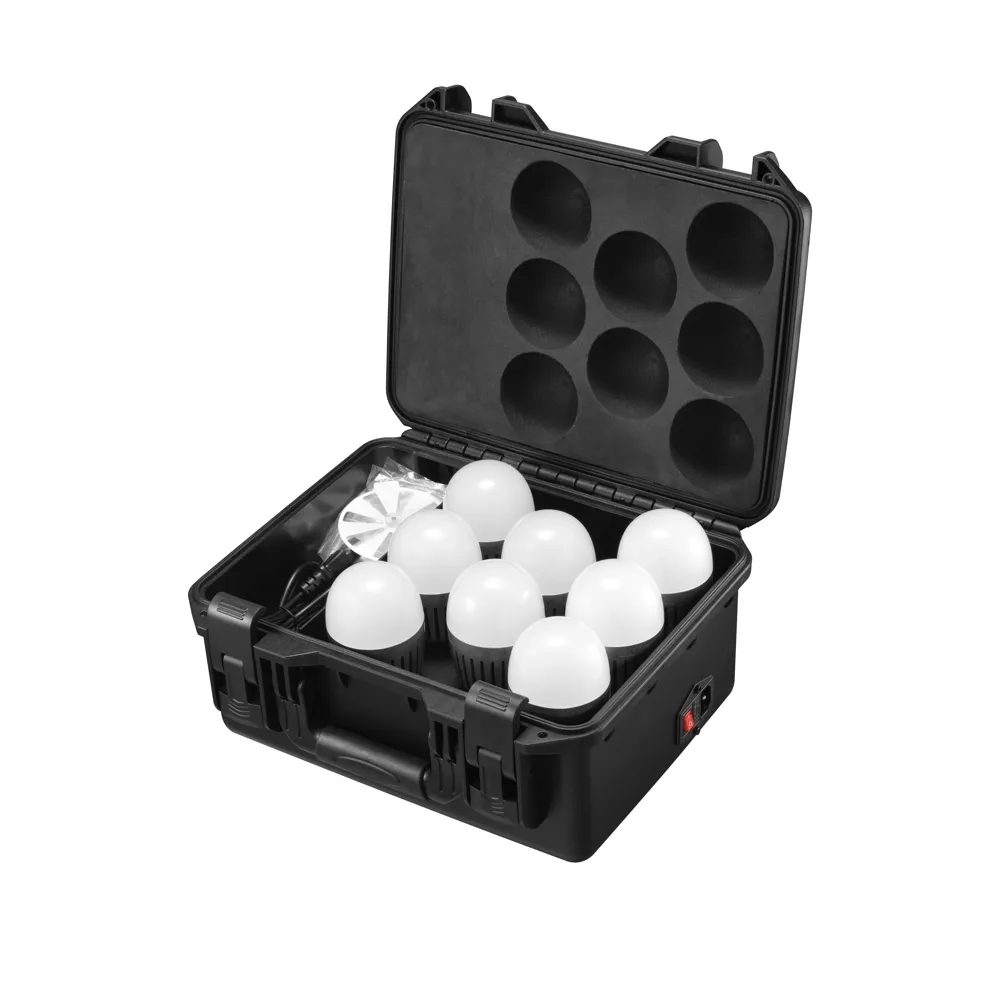 Aputure B7c Smart-Bulb (8-Light-Kit) mit Lade-Koffer