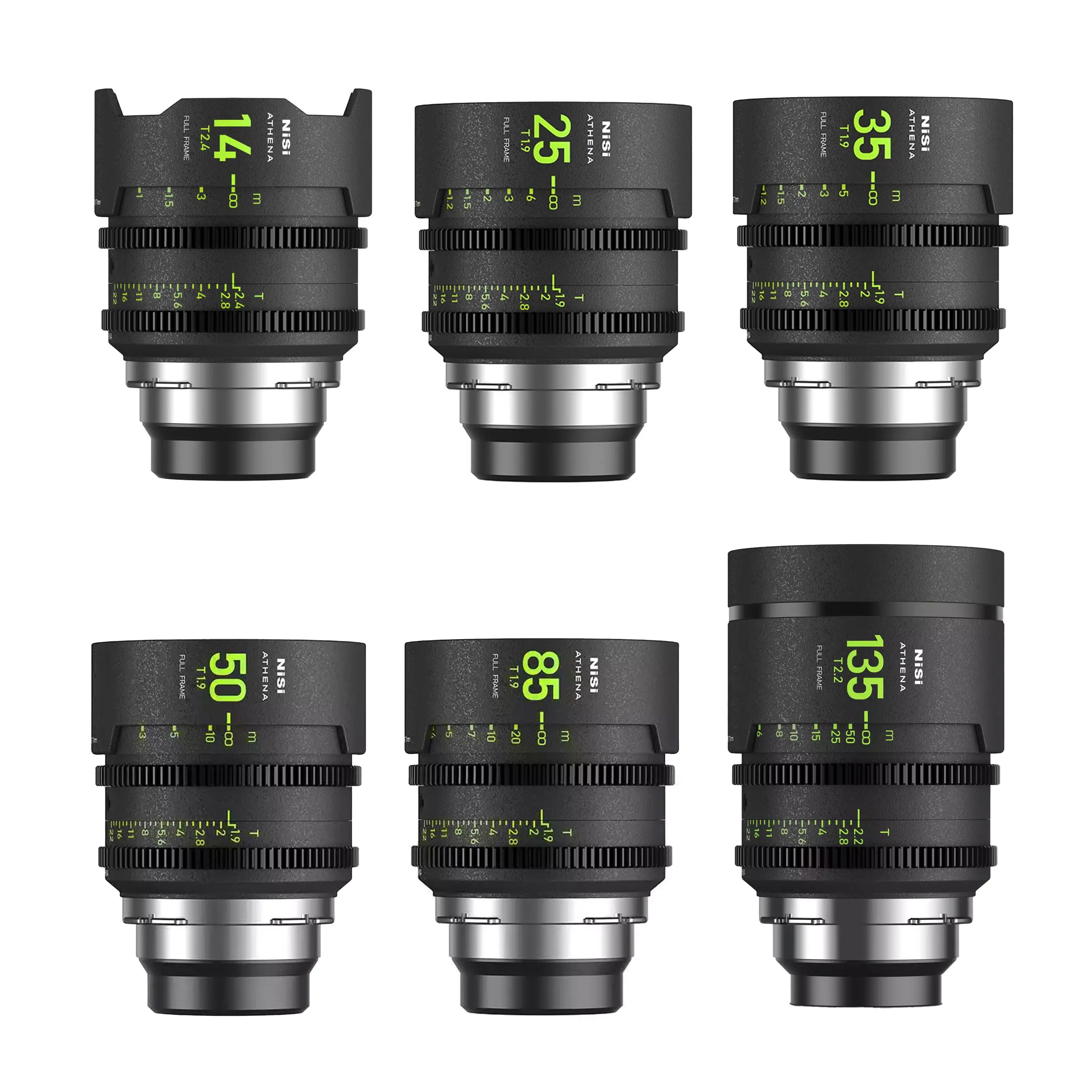 Nisi Athena Prime Set (14/25/35/50/85/135mm) PL-Mount