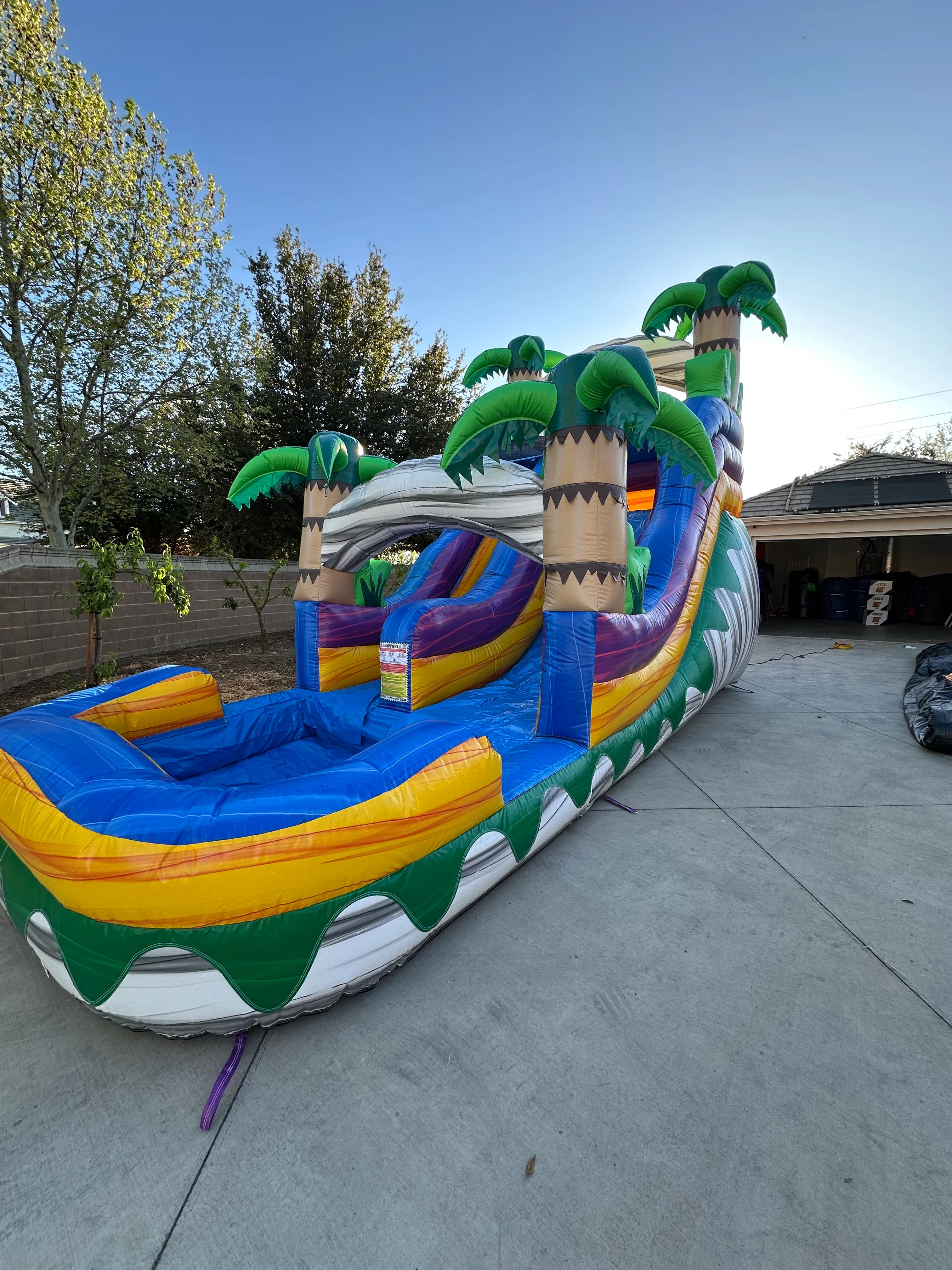 18 Foot Dry Slide