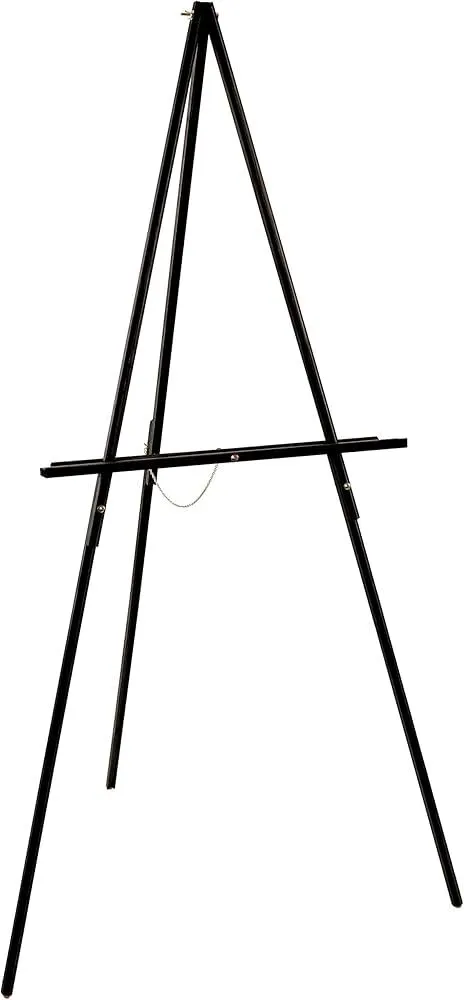 Black easel stand