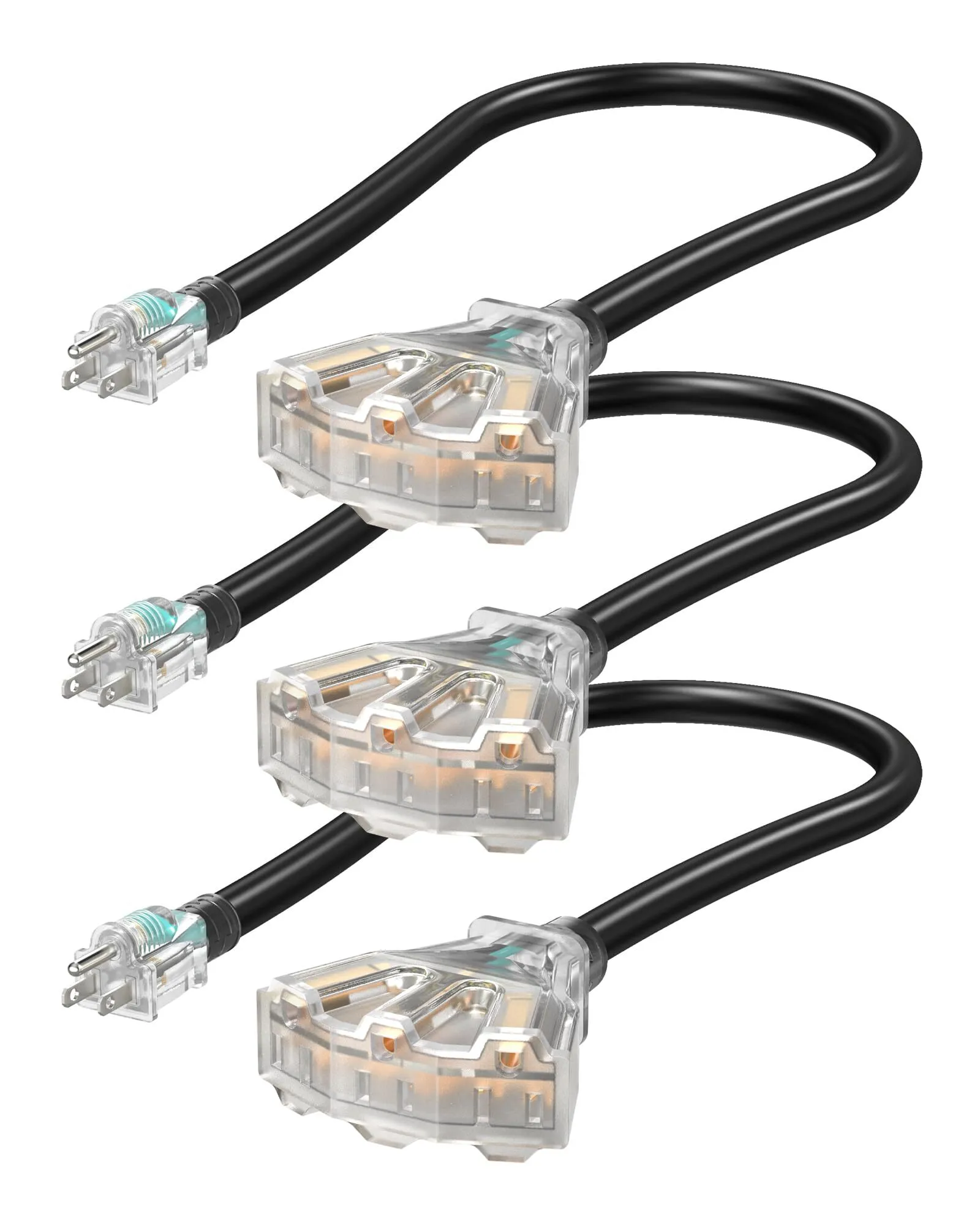 Tri Tap Extension Cord