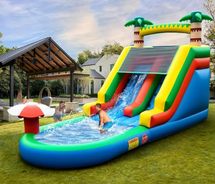 Tropical 12 ft Water Slide