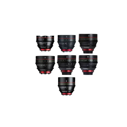 Canon Summire Prime 7 lens set (14, 20, 24, 35, 50, 85, 135) PL mount