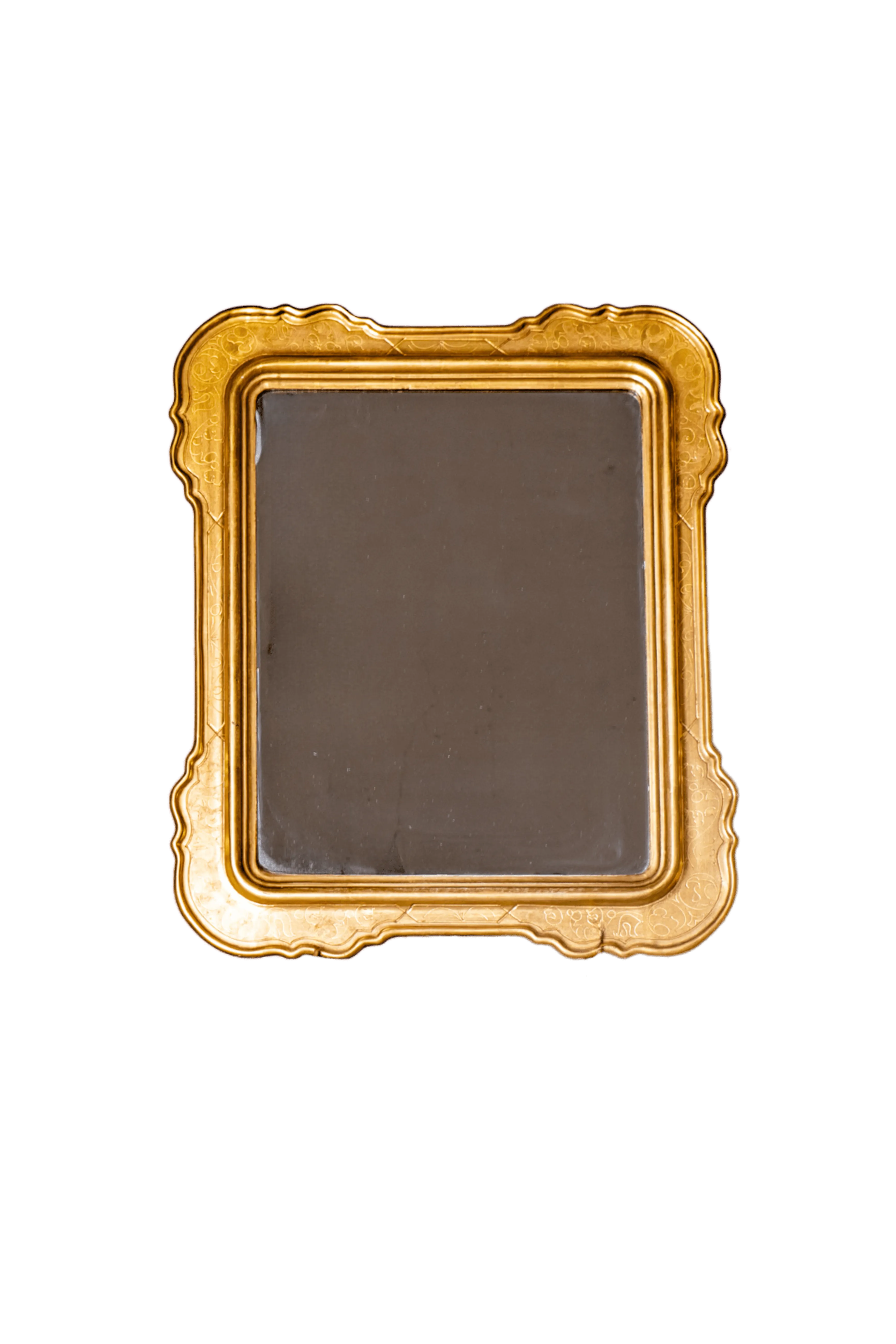 DORIAN - Specchio con cornice in legno oro