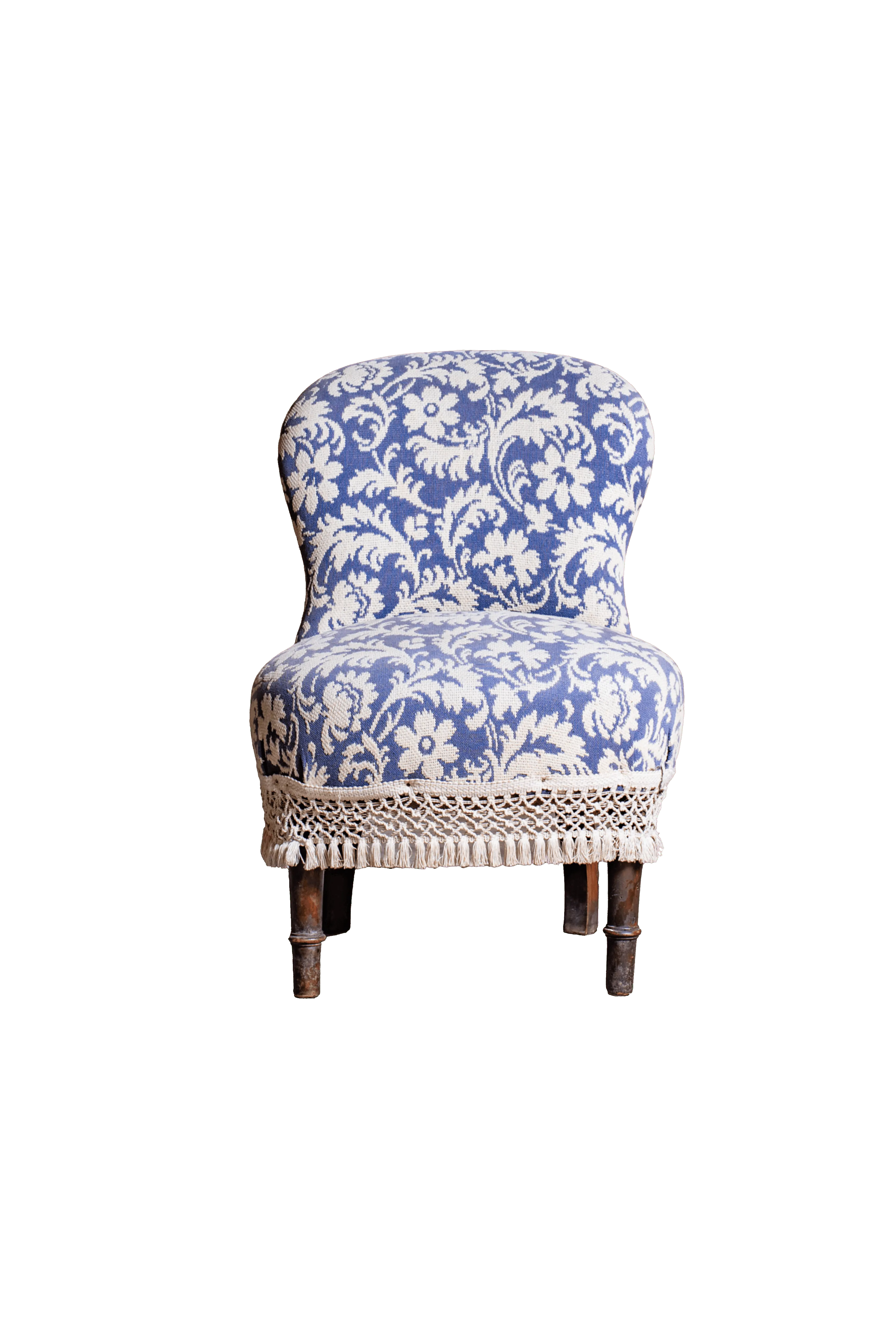 ARAZZINA PAZZINA - Blue Arazzo Cotton Easy Chair