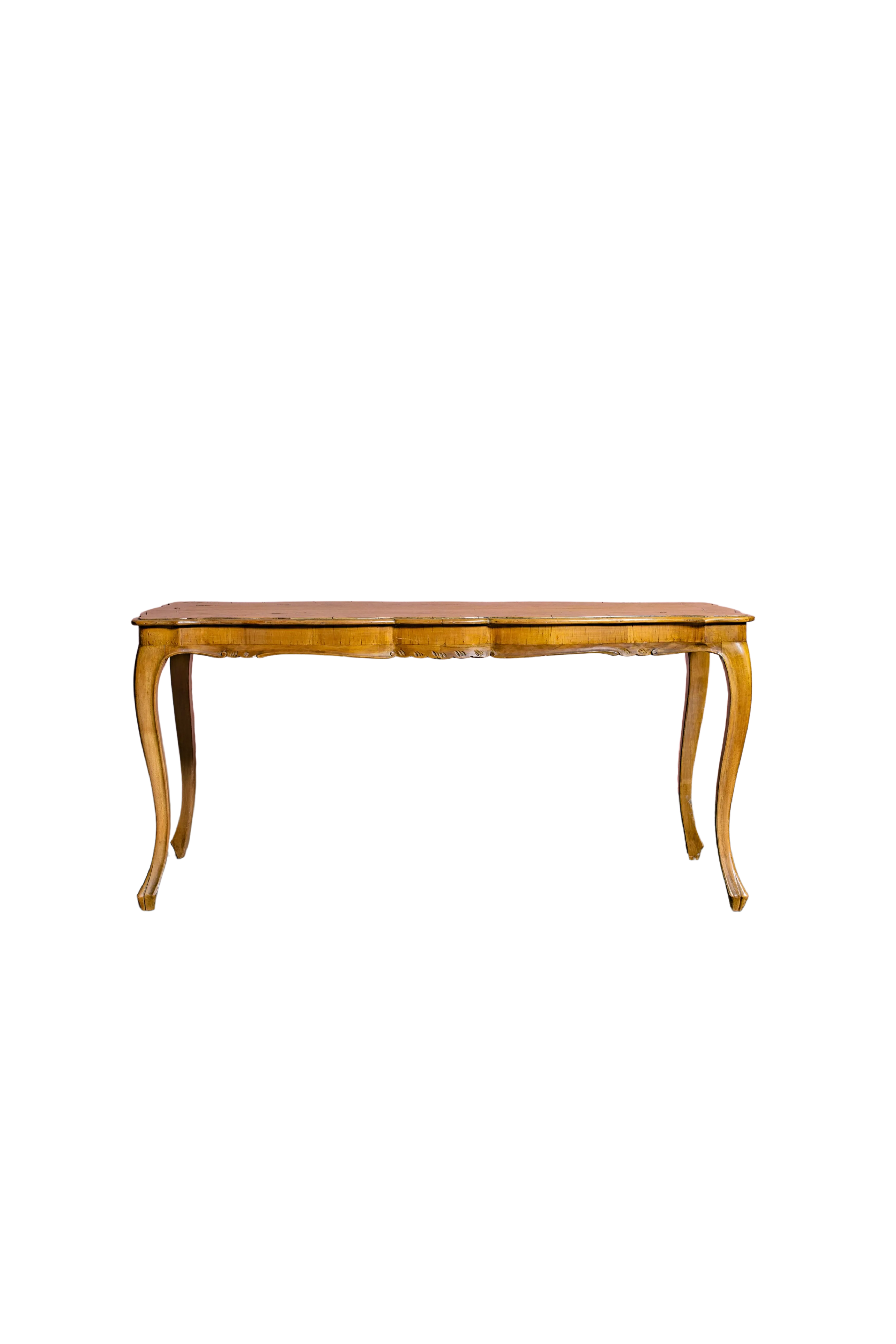 THE ELDER - Tavolino rettangolare legno chiaro lavorato