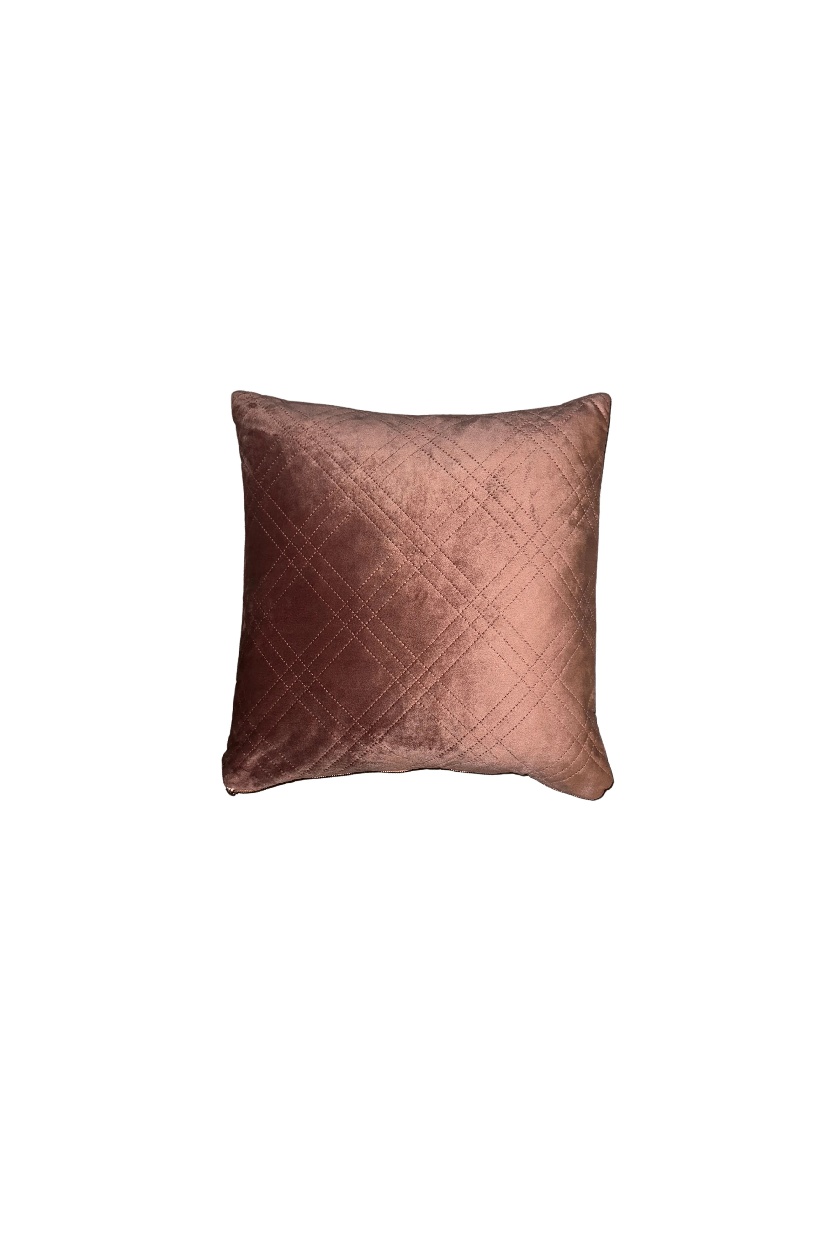 Cuscino velluto trapuntino rosa