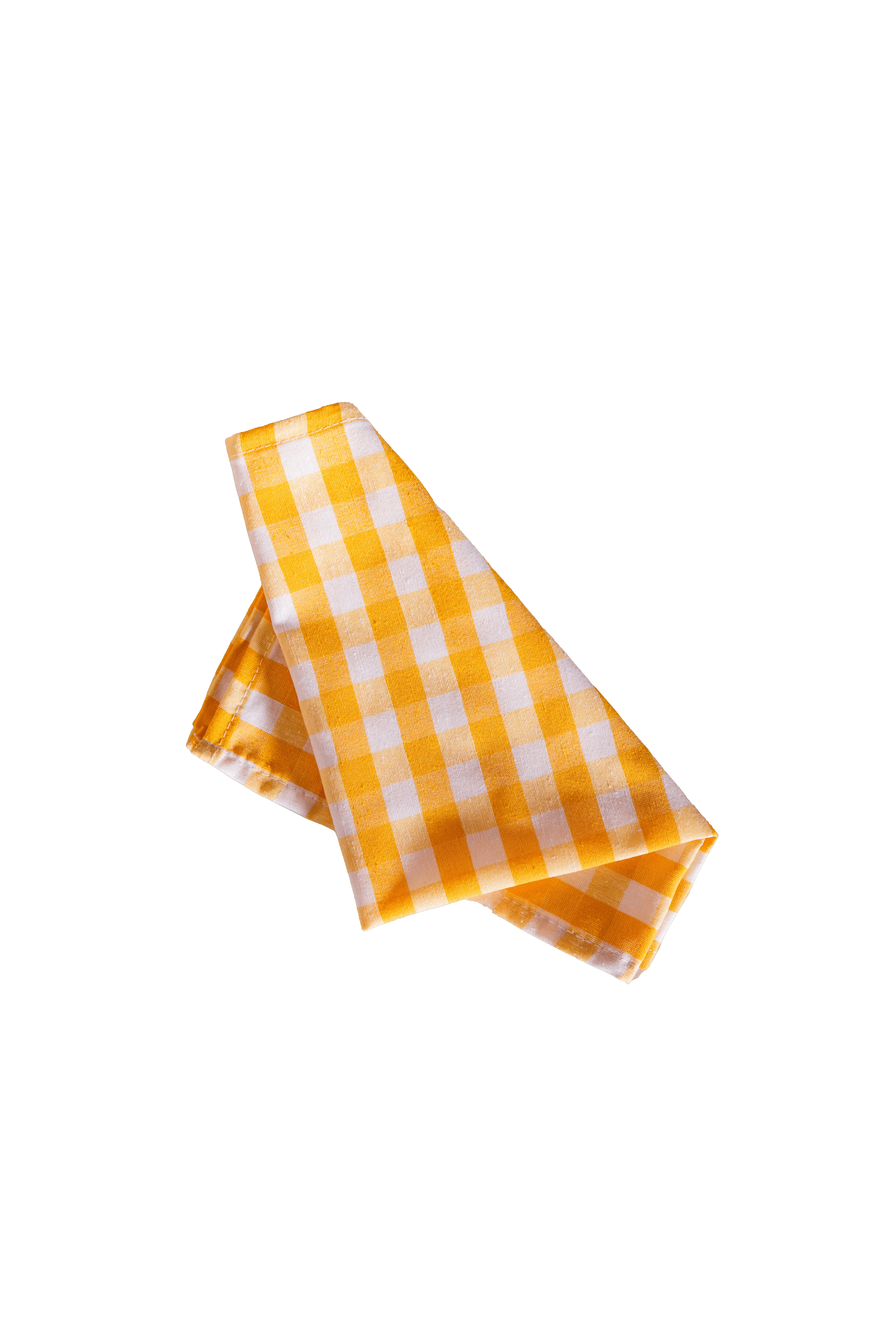 Tovaglioli quadri giallo