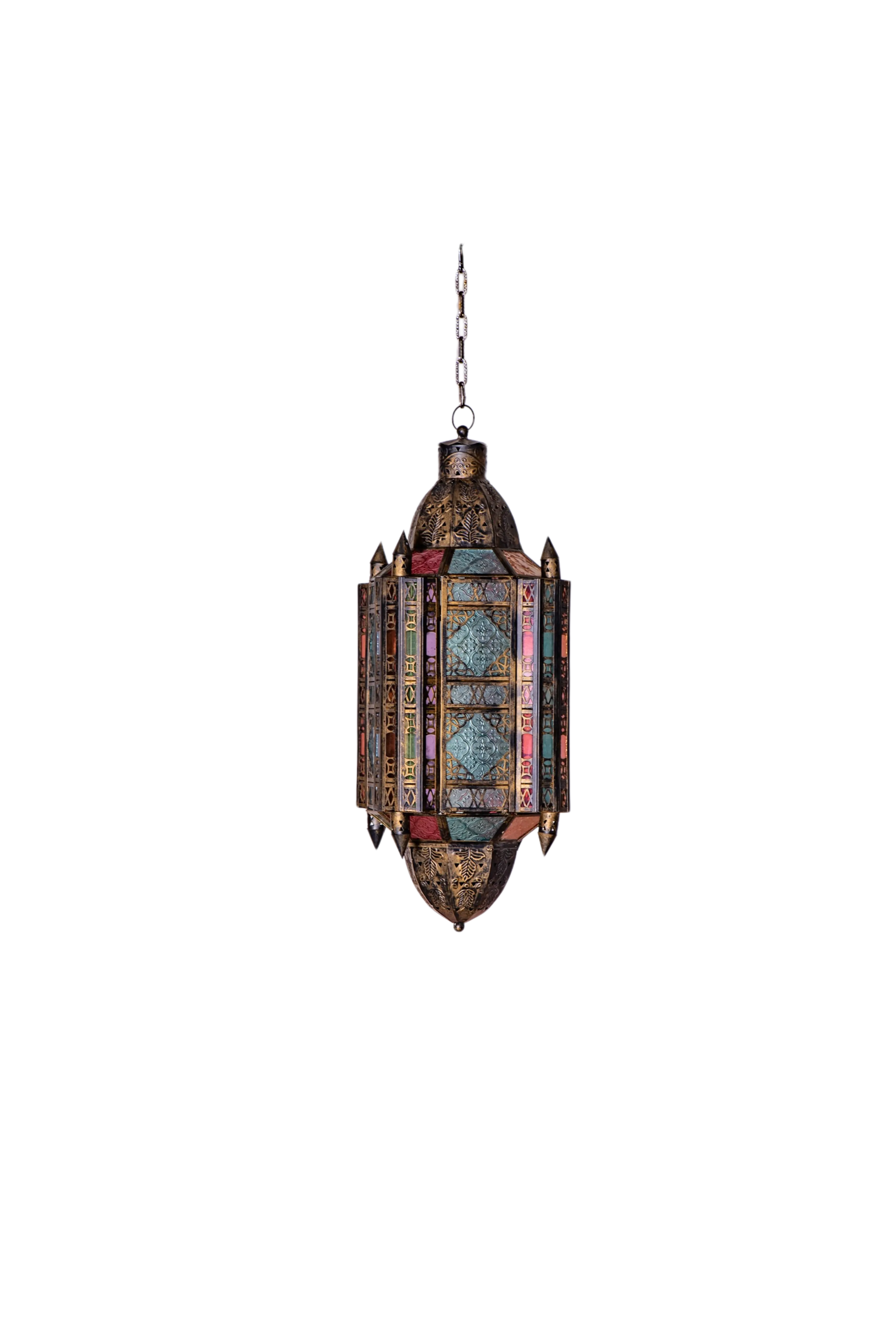 BOMBAY - Lanterna in metallo e vetro