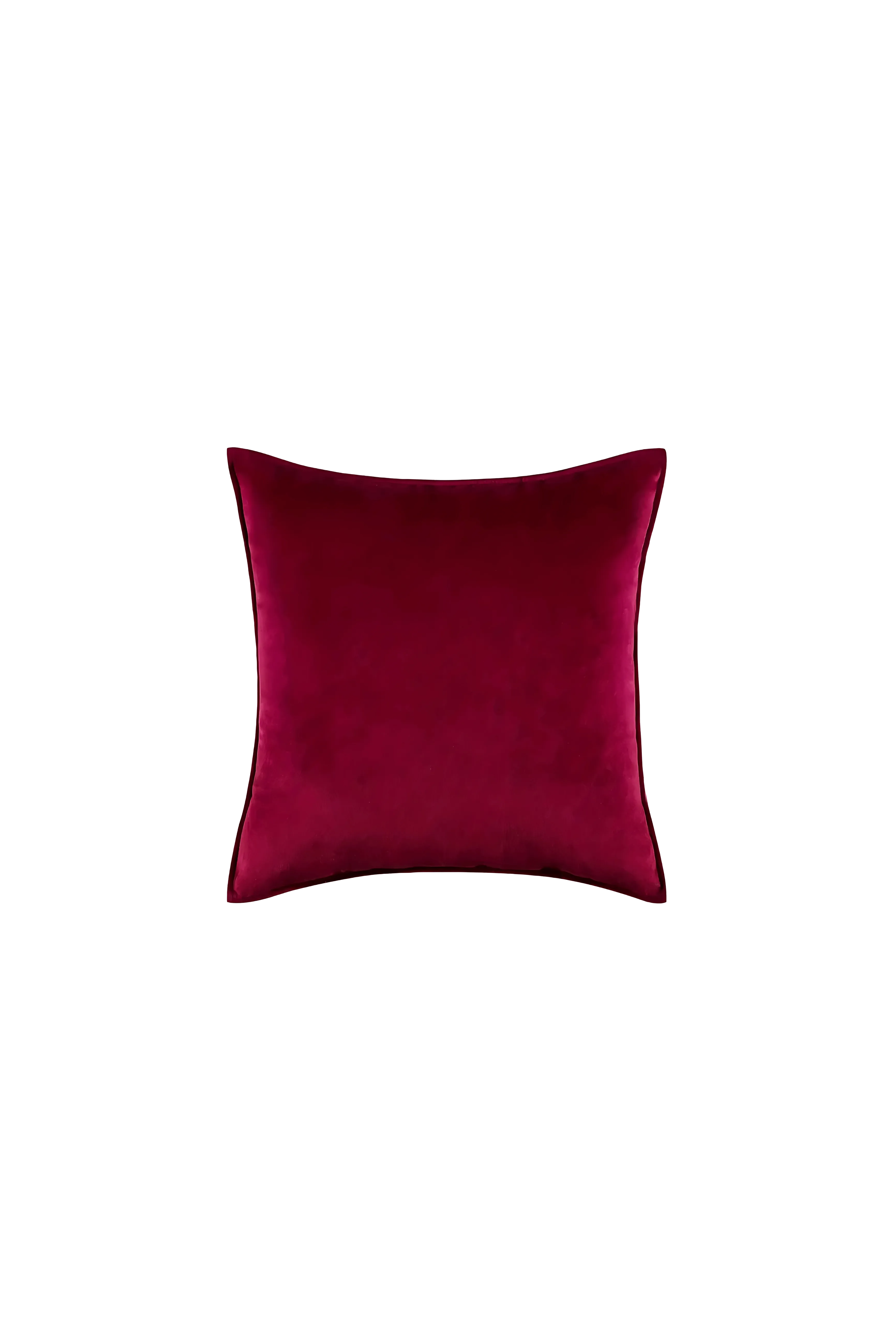 Cuscino velluto bordeaux
