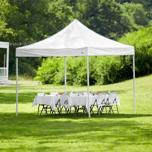 10x10 white pop up tent
