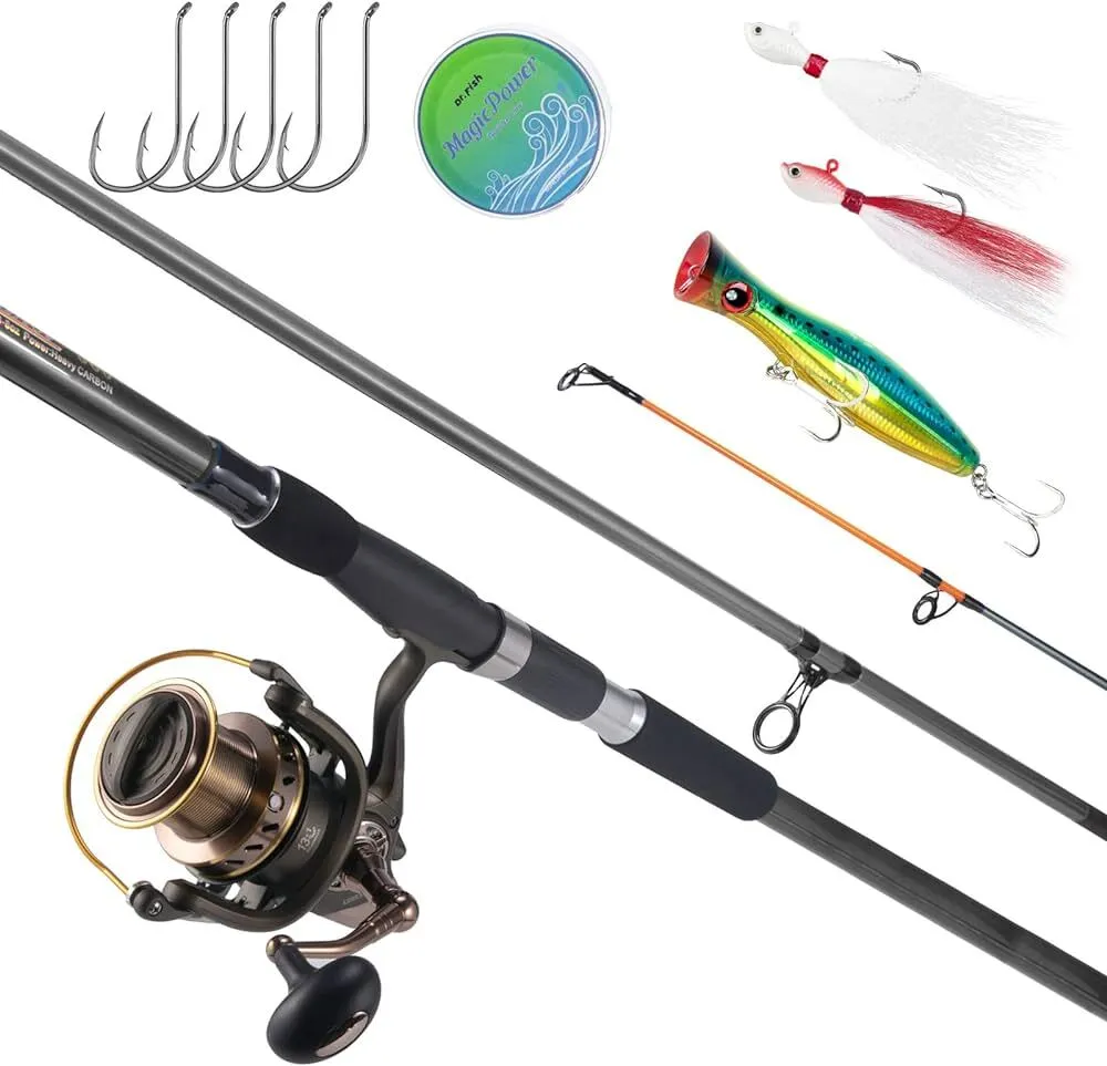 2 - 12 FT SURF FISHING ROD BUNDLE RENTAL