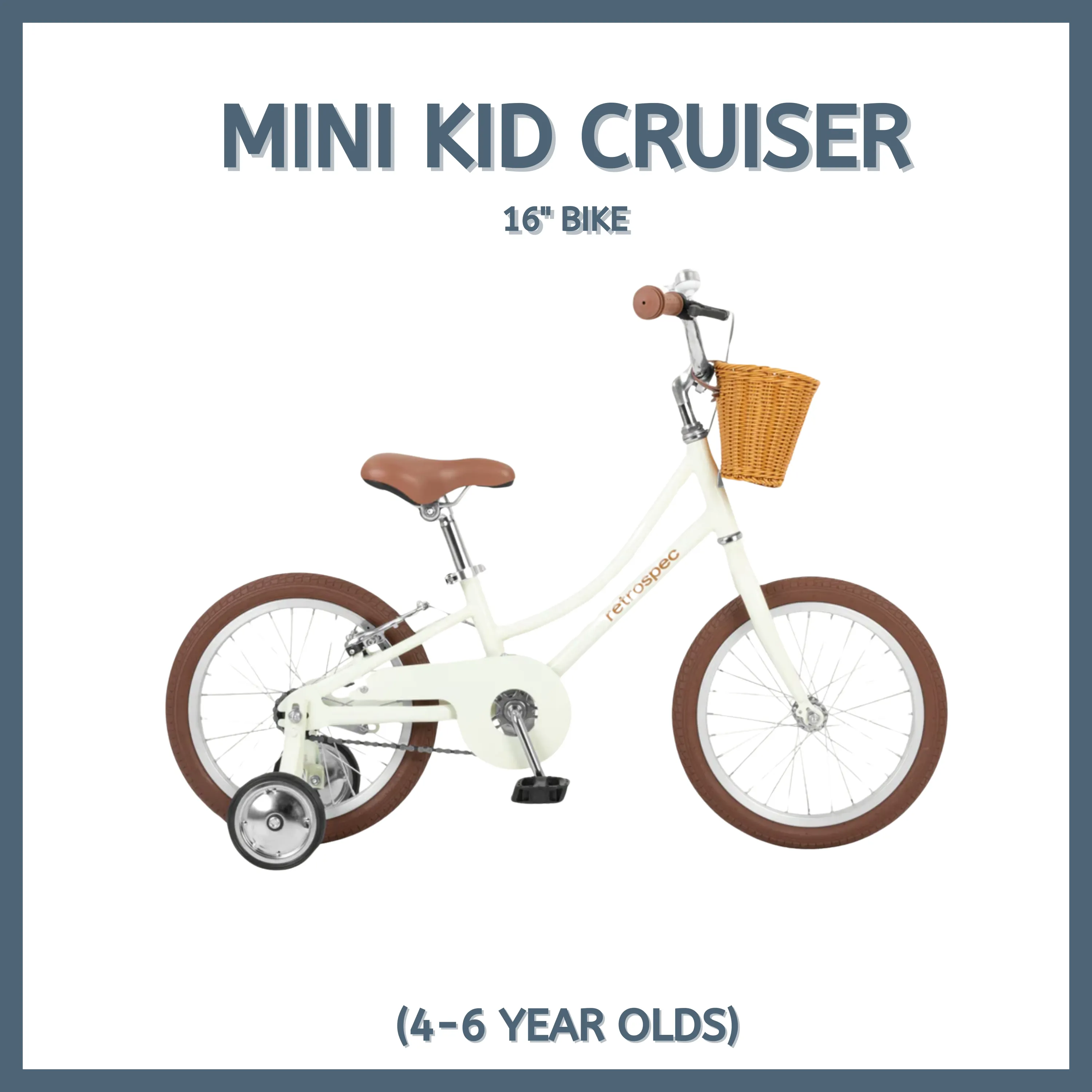 Mini Cruiser Bike 16" (4 - 6 year olds)