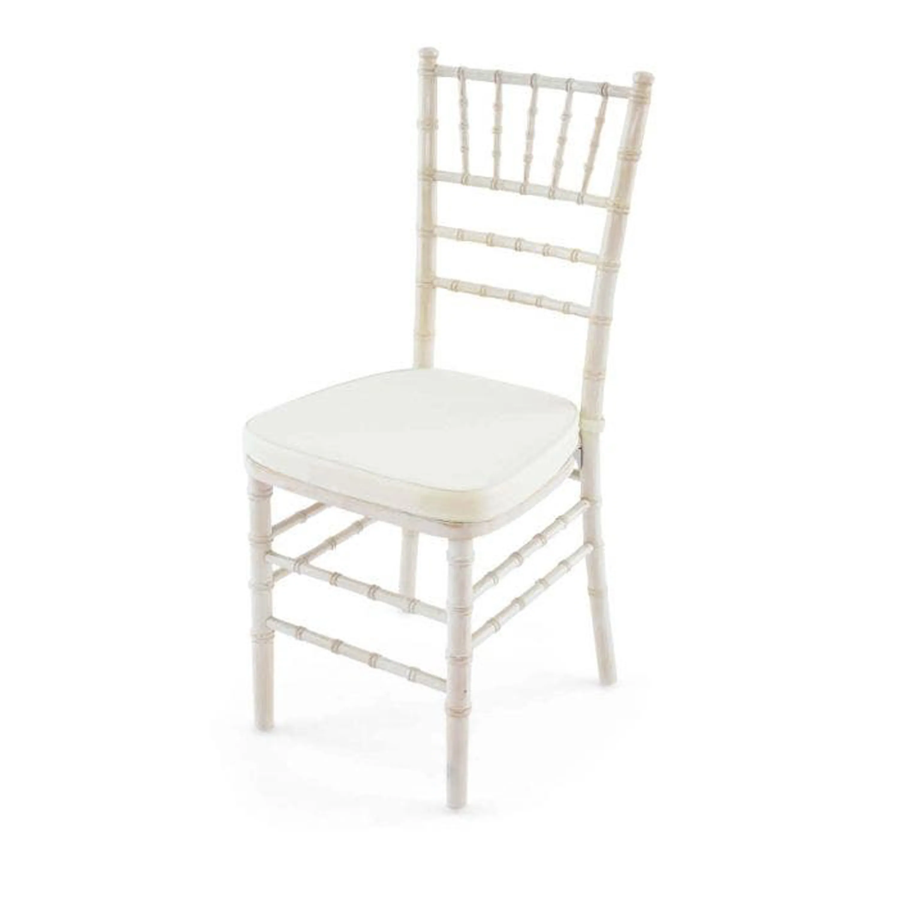 Chiavari White Chair with Cushion