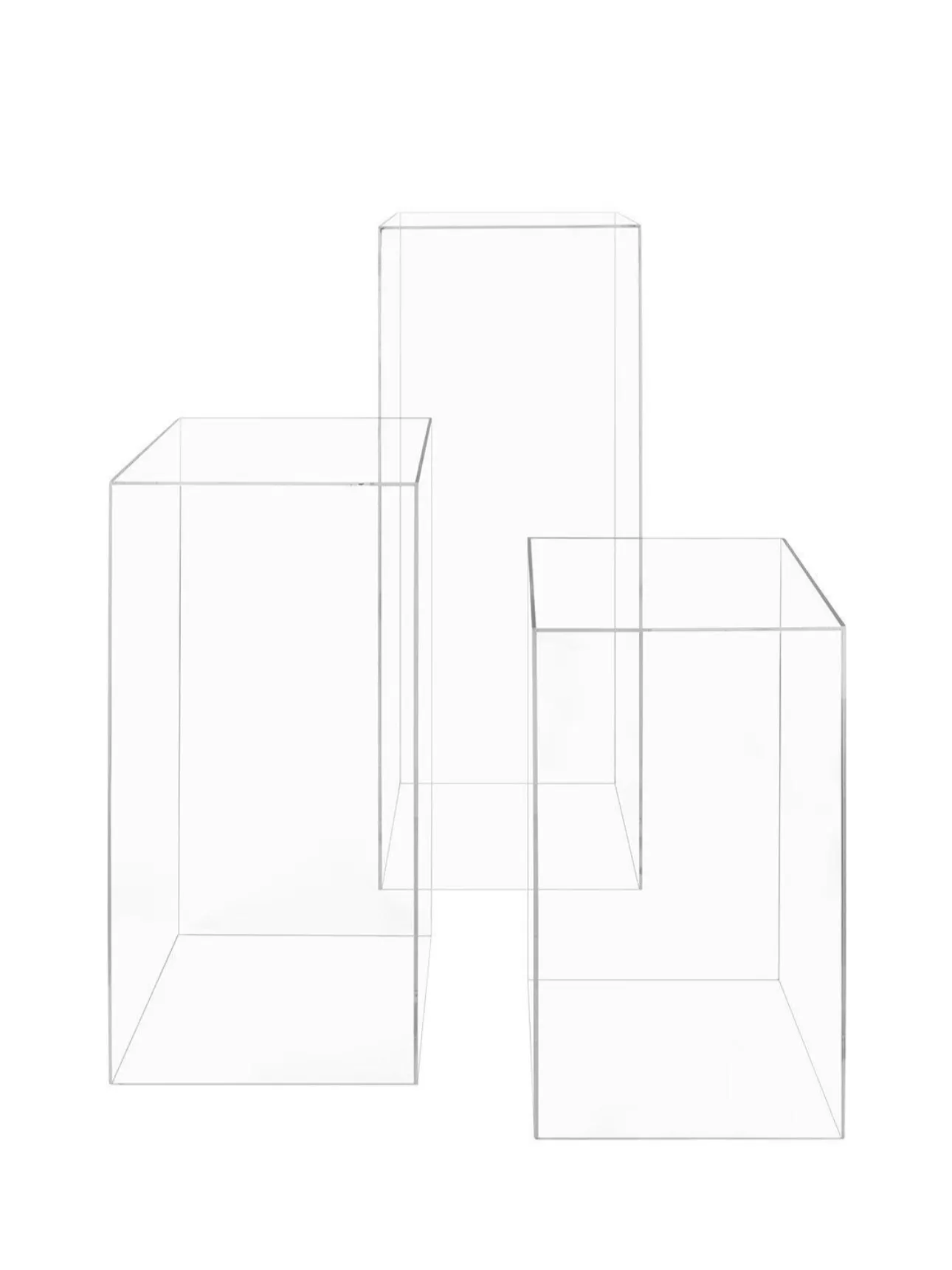 Clear Acrylic Pedestal