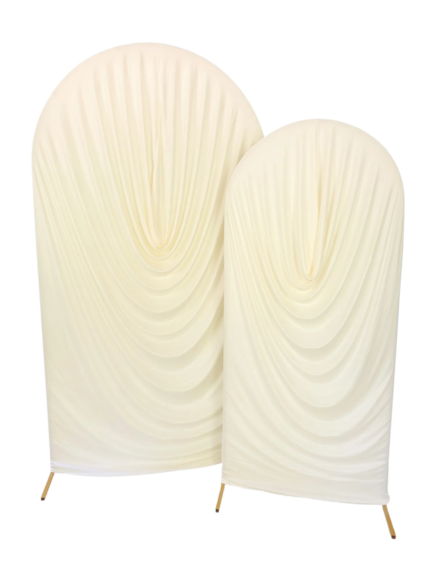 Ivory Arch Drapery Backdrop