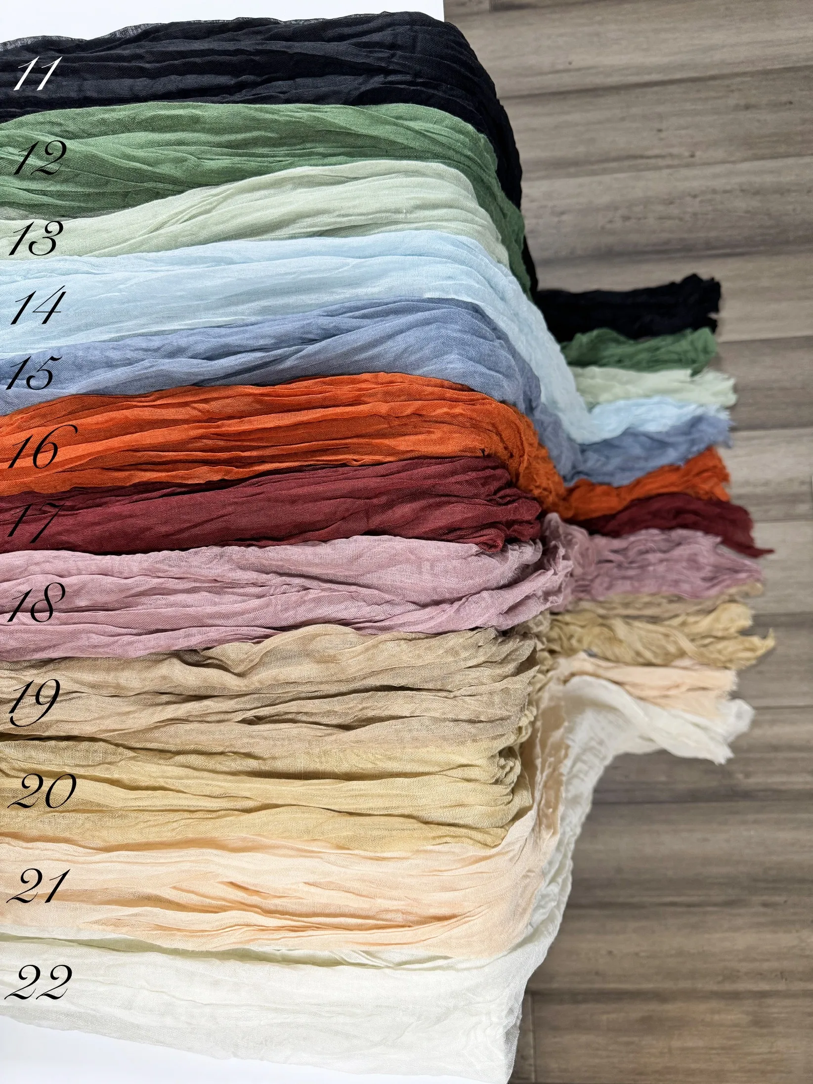 Cheesecloth Table Runner