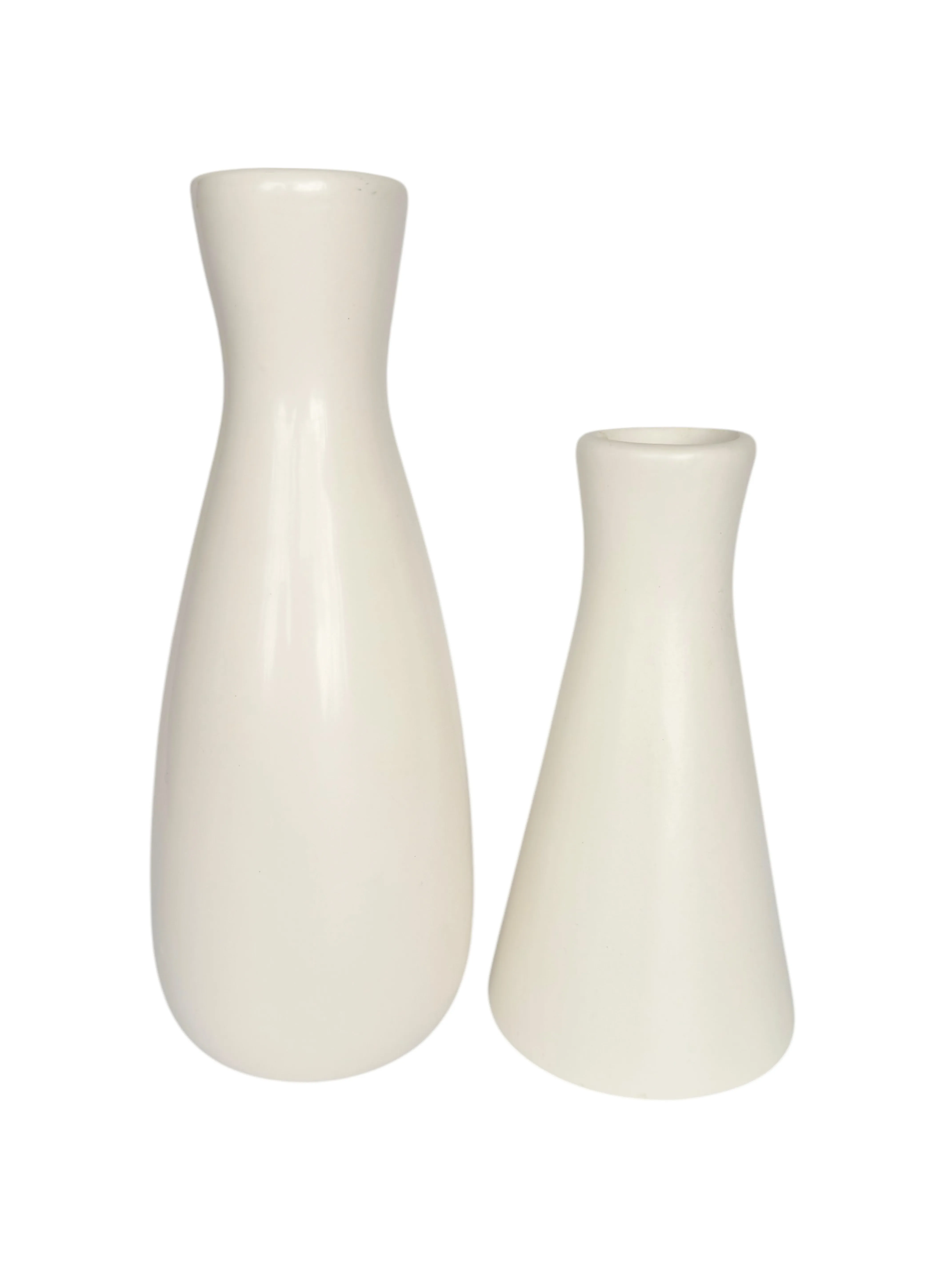 White Ceramic Vases