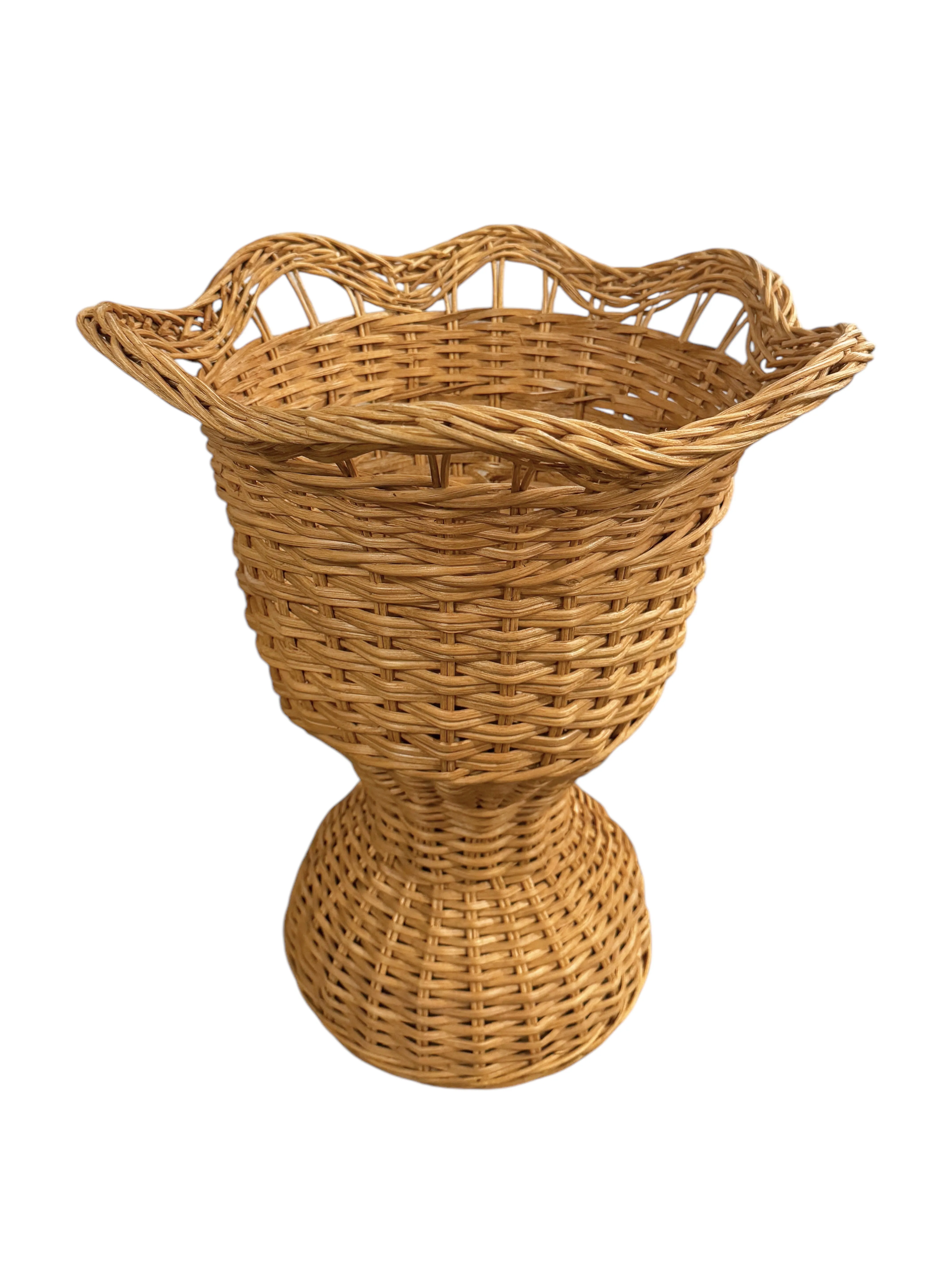 Rattan Urn Planter