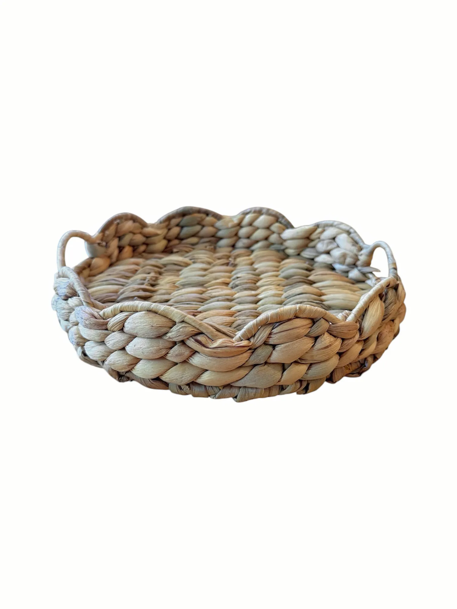 Small Scalloped Circle Tray