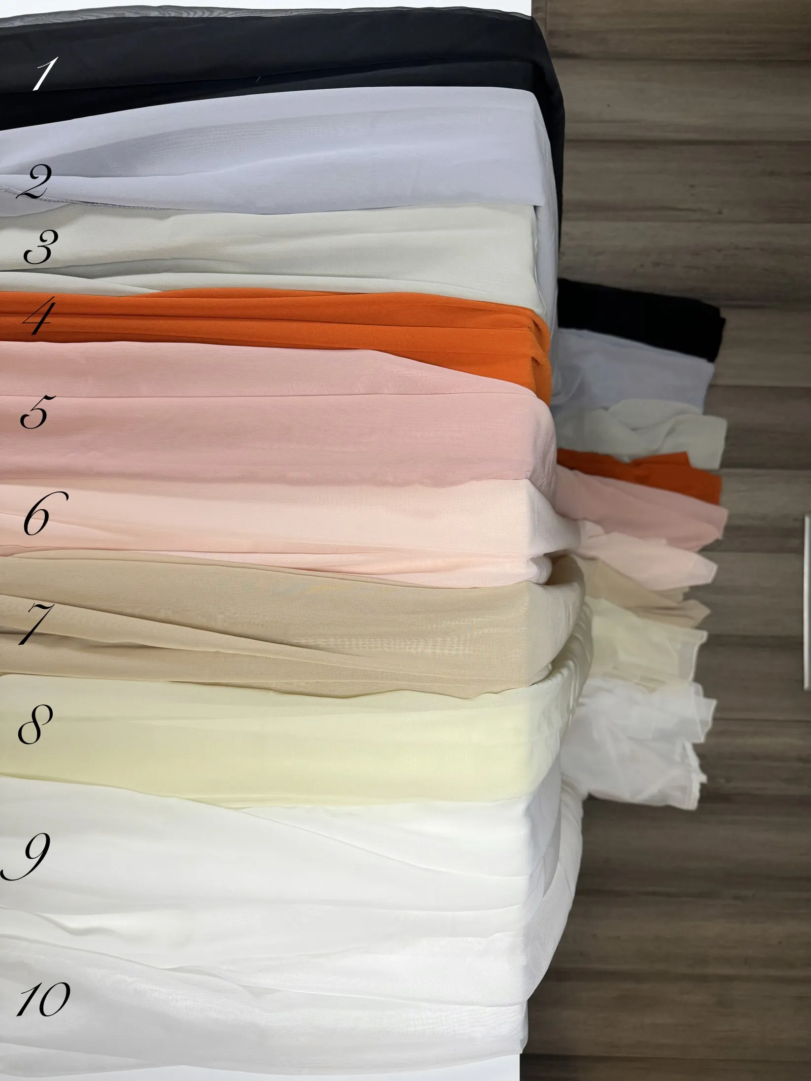 Chiffon Table Runner