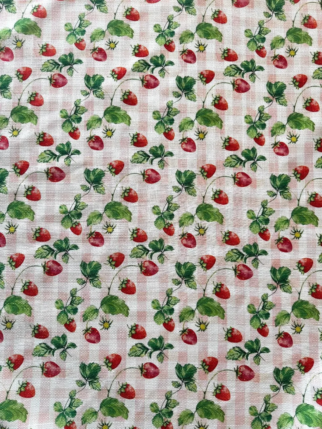 Strawberry Kids Table Cover