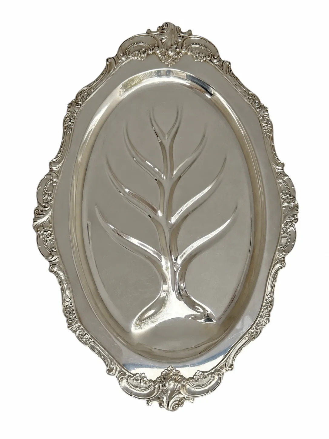 Large Silver Plated Meat Plater