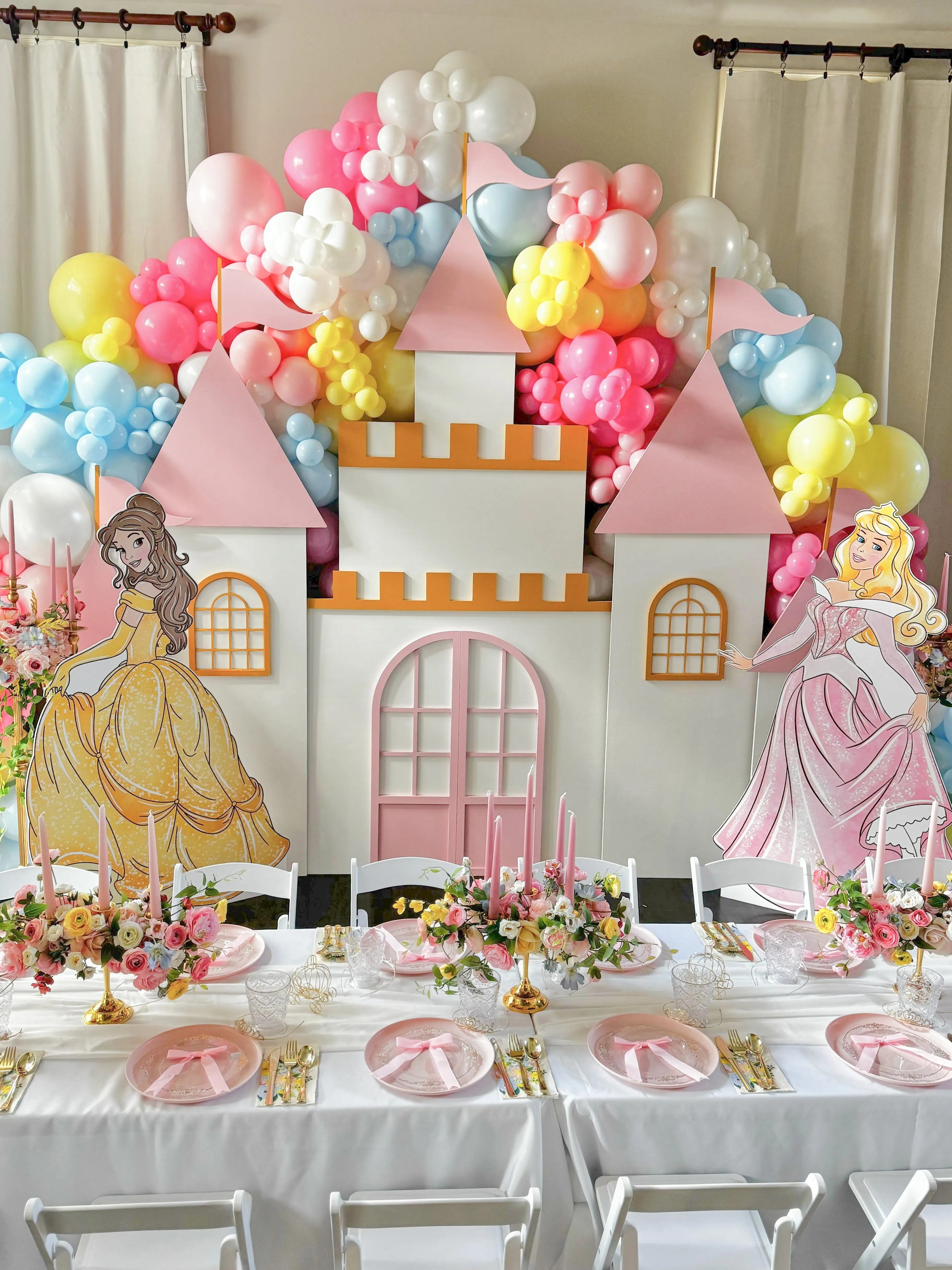 Kids White Table Cover