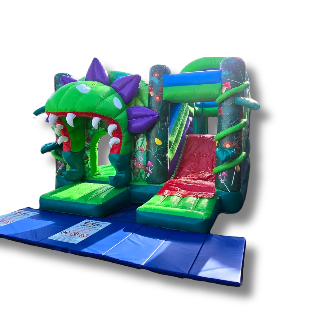 XXL Hüpfburg Monstera