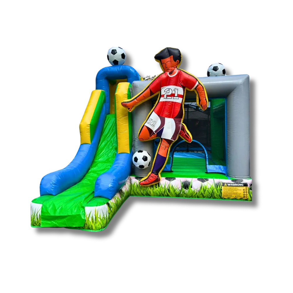 Hüpfburg Fußball
