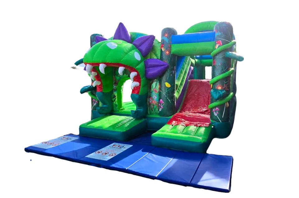 XXL Hüpfburg Monstera